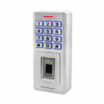 Qoltec 52447 Code lock OBERON with fingerprint reader | RFID | Code | Card | key fob | Doorbell | IP68 | EM