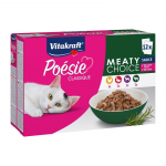 VITAKRAFT Po&eacute;sie Classique Meaty choice - wet cat food - 12 x 85g