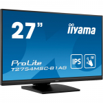 iiyama ProLite T2754MSC-B1AG computer monitor 68.6 cm (27") 1920 x 1080 pixels Full HD LED Touchscreen Multi-user Black