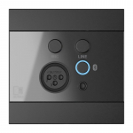 AUDAC WP225/B Wall Panel, XLR mic + 3.5 mm jack, Bluetooth, black