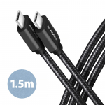 AXAGON | Data and charging USB 3.2 Gen 1 cable, 1.5 m | BUCM3-CM15AB | USB Type C - USB Type C