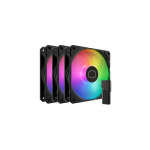 Cooler Master SickleFlow Edge 120 ARGB 3-Pack Fan Kit Computer case 4.72" (12 cm) Black 1 pc(s)