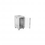Lanberg | Rack cabinet 19" free-standing 22U/600x800 (flat pack) with glass door | FF01-6822-12SL | Grey