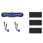 Ecovacs DKT060214 Service Kit for DEEBOT T80 Family, 1x Anti-Tangle Main Brush, 2 Anti-Tangle Side Brushes, 3x Antibacterial Filters