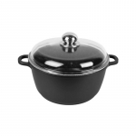 Maestro MR-4616C Pot with lid 16 cm 1 l Black