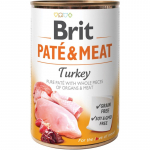 BRIT Pat&eacute; & Meat with Turkey - wet dog food - 400g