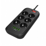 ColorWay | 10 A | Power Socket | CW-CHE64B | 17 W