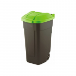 Curver 214125 trash can 110 L Rectangular Plastic Black, Green