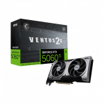 MSI GeForce RTX 5060 Ti 16G VENTUS 2X OC PLUS | NVIDIA | 16 GB | GeForce RTX 5060 Ti | GDDR7 | HDMI ports quantity 1 | PCI Express Gen 5 x16 (uses x8)