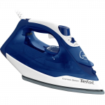 TEFAL | FV2838E0 | Steam Iron | 2400 W | Water tank capacity 270 ml | Continuous steam 40 g/min | Blue/White