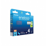 Rechargeable batteries PANASONIC ENELOOP AAA 800 mAh 4 szt + case (BK-4MCDE/4CP+CASE)