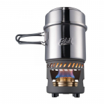 ESBIT Cookset w. alc. burner, jar, stainless steel