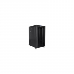 Lanberg | Rack cabinet 19" free-standing 22U/800x1000 (flat pack) with glass door | FF01-8022-12BL | Black