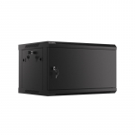 Lanberg WF01-6406-00B rack cabinet 6U Wall mounted rack Black