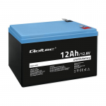 Qoltec LiFePO4 Lithium-Iron-Phosphate Battery 12.8V 12Ah 153.6Wh with BMS