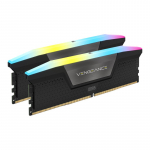 CORSAIR VENGEANCE RGB 32GB 2x16GB DDR5 6000MHz DIMM CL38-44-44-96 1.35V Std PMIC Intel XMP Memory Black