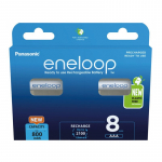 Rechargeable batteries PANASONIC ENELOOP AAA 800 mAh 8 szt (BK-4MCDE/8HH)