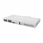 MikroTik | Cloud Router Switch with RouterOS L5, racmount case | CRS418-8P-8G-2S+RM