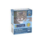 BOZITA Meat chunks with mackerel in jelly &ndash; wet cat food &ndash; 370g