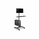 Maclean professional stand, mobile computer station on wheels, max 17"-32", max 20kg, MC-793