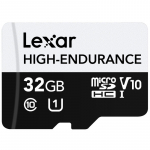 Lexar | Flash Memory Card | High-Endurance | 32 GB | microSDHC | Flash memory class UHS-I