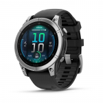 Garmin Fenix E 3.3 cm (1.3") AMOLED 47 mm Digital 416 &times; 416 pixels Touchscreen Stainless steel Wi-Fi GPS (satellite)