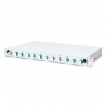 Digitus Fiber optic splice box, 1U, equipped, 12x LC DX, OM3