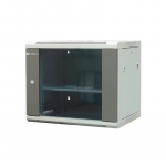 EMITERNET Separate hanging cabinet 19" 9U, sheet metal/glass doors, 600&times;450&times;500mm width/depth/height EM/AP6409