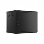 Lanberg WF01-6409-00B rack cabinet 9U Wall mounted rack Black