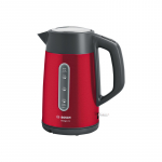 Bosch | Kettle | DesignLine TWK4P434 | Electric | 2400 W | 1.7 L | Stainless steel | 360&deg; rotational base | Red/Black