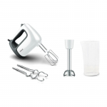 TEFAL | Hand Mixer | PrepMix+ HT462138 | Hand Mixer | 500 W | Number of speeds 5 | Turbo mode | White