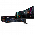 Gigabyte | CO49DQ | 49 " | OLED | DQHD | 32:9 | 144 Hz | 3 ms | 5120 x 1440 pixels | 250 cd/m&sup2; | HDMI ports quantity   2 x HDMI 2.1 | Black | Warranty 36 month(s)