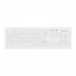 Contour Design Active Key Contour ClassicClean Medical Keyboard Removable Cover Full-Size Wireless White DE C8100