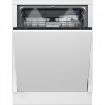 BEKO Dishwasher | BDIN38542P | Built-in | Width 60 cm | Number of place settings 15 | Number of programs 8 | Energy efficiency class C | Display | AquaStop function | White