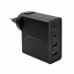 Qoltec GaN POWER PRO Charger | 2xUSB-C | 2xUSB | 130W | 5-20V | 1.5-5A | XP | Black