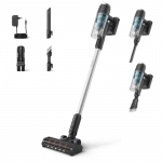 Philips 3000 series XC3031 Stick vacuum Battery Dry Bagless Black, Blue