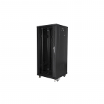 Lanberg | Rack cabinet 19" free-standing 27U/600x600 (flat pack) | FF01-6627-12B | Black