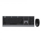 Gembird KBS-WPS-02-CYRL Dual-mode slim wireless desktop set, 2.4G+BT, RU layout
