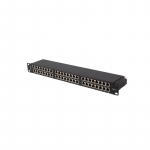 PATCH PANEL 48 PORT 1U 19" CAT.5E FTP SHIELDED BLACK LANBERG