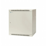 EMITERNET Single wall-mounted cabinet 19'' 12U, full sheet metal door, 600&times;450&times;635mm width/depth/height. EM/AP6412-B