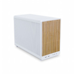 Lian Li DAN Cases A3-mATX Wood Edition PC Case, Micro-ATX - Beech, white