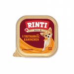 RINTI Gold Mini Turkey with rabbit - wet dog food - 100g
