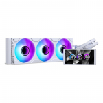 PHANTEKS Glacier One 360M25 LCD AiO-Wasserk&uuml;hlung, 6-Zoll-Display - 360mm, wei&szlig;