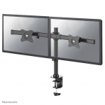 NEWSTAR FLAT SCREEN DESK MOUNT (CLAMP/GROMMET) - CROSSBAR 10-27" BLACK