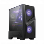 MSI MAG FORGE 100M PC Case, Mid-Tower, USB 3.2, Black | MSI | MAG FORGE 100M | Black | ATX