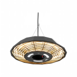 TunaBone | Electric Ceiling Infrared Patio Heater | TB2068C-01 | Patio heater | 2000 W | Number of power levels 1 | Suitable for rooms up to 20 m&sup2; | Black | IP45