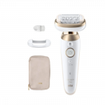 Braun Epilator | 9-011 3D Silk-epil 9 Flex | Operating time (max) 50 min | Number of power levels 2 | Wet & Dry | White/Gold