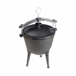 MASTER GRILL CAST IRON HUNTING CAULDRON MG629
