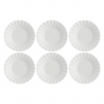 Set of 6 Ducale Soup Plates - White, 22 cm