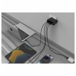 Gembird TA-UC-PDQC100LCD-01-BK mobile device charger Laptop, Smartphone Black AC Fast charging Indoor